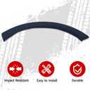 Front Right Side Fender Flare Molding Wheel Arch Trim for Transit 150 250 350 350HD 2015-2024 Accessories, Replace OEM # BK3Z61278L00BB, FO1291134, Passenger Side, Black, 1PC