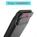 UNKLOU Battery Case for iPhone 11, Upgraded 7000mAh Rechargeable Portable Charging Case Compatible for iPhone 11 (6.1 inch) with Carplay Extended Battery Pack Charger Case (Black)