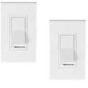 CLOUDY BAY in Wall Dimmer Switch for LED Light/CFL/Incandescent,3-Way Single Pole Dimmable Slide, 600W max Incandescent,150W max Dimmable LED/CFL, Cover Plate Included, Pack of 2
