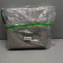 Toddler Booster Seat Dining Table Kitchen Chair, Waterproof Anti-Scratch PU Cushion, Non-Slip Bottom, Adjustable Buckle Straps, Easy Clean Portable Seat Cushion (Light Gray)