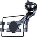 Tablet Holder for Car ipad Holder for CarWindshield+DashSuction Cup ipad Mount for Truck Stand360 Tablet Car Mount soporte para tableta para auto for All 4.7"-12.9" Apple iPad Samsung Galaxy Tab (Black)