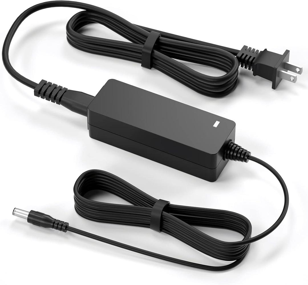 Replacment for LG Monitor Power Cord 19V DC Power Supply for LG Electronics 27" 24" 23" 22" 20" 19" LCD LED HD TV Monitor Widescreen Power Adapter Cord