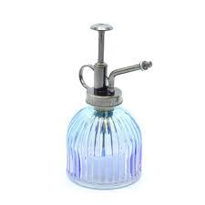 Glass Plant Mister Spray Bottle, Vintage Plant Spritzer, Succulent Watering Bottle with Top Pump, Small Plant Sprayer Mister Watering Can for Indoor Outdoor House Plant - Blue Purple Gradient