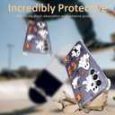 2 x Clear Halloween Phone Case for Samsung S24,Pumpkin Bow Pattern Cover Soft Bumper Protective Cute Boys Girls Phone Case for Samsung S24-Pumpkin Bow