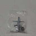 Garage Door Lock Dummy T Handle Assembly Non-Locking Door Hardware Kit (Without Keys) Chrome Plated