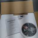 52 Inch Ceiling Fans with Lights and Remote, Brushed Nickel Flush Mount Low Profile Ceiling Fan for Bedroom, Living Room, Patio, Dimmable 6 Speeds Noiseless, ETL Listed