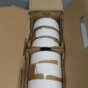 DOWAN White Ceramic Bowls Set of 6, 20 oz Ceramic Cereal Bowls, Everyday Cereal, Soup & Rice Bowls, Stackable Stoneware for Modern Kitchens, Dishwasher & Microwave Safe Bowl