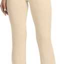 VIMPEP Womens Stretchy Yoga Dress Pants High Rise Straight Leg with Pockets Casual Petite/Regular 1202 (M)