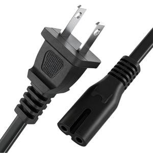 TPLTECH 15Ft Extra Long Power Cord for Samsung TCL LG Insignia Sony TV, Xbox Series X/S, Xbox One S/X, PS5/PS4, 2 Prong Universal Power Cable Replacement