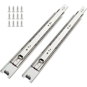 10 Pairs of 14 Inch Hardware Full Extension Side Mount Ball Bearing Sliding Drawer Slides