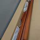 Large A-Frame Wooden Painting Display Walnut Easel, Large Adjustable Pine Wood Standing Easel Holding Canvas Up to 60'', Solid Wood for Display, Wedding Sign or Painting-Walnut