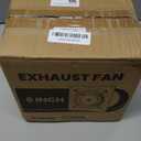 HG Power 6 Inch Exhaust Fan, 308CFM Wall Exhaust Fan for Kitchen, Metal Extractor Fan for Attic, Garage, Window Ventilation, HVAC System (Black)