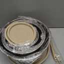 Mixing Bowls Set, 25PCS Khaki Mixing Bowls With Lids Set Stainless Steel Kitchen Large Nesting Metal Bowl 7QT to 1.5QT, Measuring Cups and Spoons for Prepping Cooking Serving