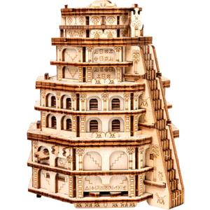 ESC WELT Quest Tower Puzzle Box  3D Wooden Escape Game for Adults & Teens, Brain Teaser Logic Puzzle with Secret Compartment, Unique Gift Idea