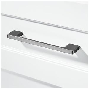 TUNNY 10 Pack Classic Cabinet Handles-5"/128mm Screw Spacing Brushed Black Furniture Hardware Handles for Kitchen Cabinets Bedroom Cabinet Pull