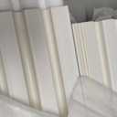 Upick Wainscoting Panels Beadboard, Paintable PS Wall Paneling for Accent Wall 59" x 40", White