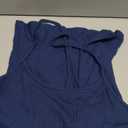 iGENJUN Workout Tops for Women Racerback Tank Tops 2025 Yoga Gym Ribbed Sleeveless Shirts Clothes, M, Navy Blue