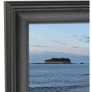 16x30 inch Picture Frame Solid Wood Black,Suitable for Panoramic Photo Frame/Posters/Painting/Group Photo/Puzzle (A23B1630)