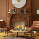 Safiyya 393"x17.7" Dark Orange Peel and Stick Wallpaper Solid Color Wallpaper Dark Orange Contact Paper Self Adhesive Removable Wallpaper for Wall Furniture Vinyl Rolls