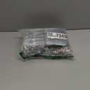 Mifflin-USA Horizontal Card Protector with Metal Clip and Vinyl Straps (Clear, 4x3 Inch, Pack of 100), Waterproof PVC ID Name Badge Holder with Clip