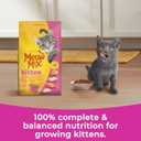 Meow Mix Kitten Lil Nibbles Dry Cat Food for Kittens, 3.15 Pound Bag (Case of 4)