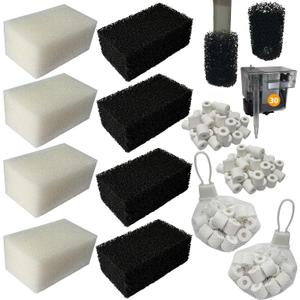 Three-Stage Filtration Tank Filter Maintenance Kit, Replacement for AquaClear 30/150 30-Gallon Aquarium
