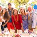 2 x EOBOH 24PCS Bead Necklace, Orange Bead Necklaces Party Favors, 33" Mardi Gras Necklaces, Festival Parade Throw Accessories for Mardi Gras Halloween Wedding Celebrations Decorations