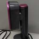 Steamer for Clothes, 2 in 1 Clothes Steamer Handheld, Travel Iron, 6-Level 1200W Steam Iron with LED Display, 15s Heat Up, Detachable Water Tank, Suitable Home and Travel, 120V (Black,Purple)