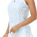 JINSHI Women Tennis Shirt Golf Sleeveless ShirtsQuick Dry UPF 50+ Sportswear with Zipper (M)