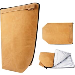 22" BBQ Blanket for Resting Meat, Waxed Canvas Insulated Smoker Bag, Meat Blanket for Juicy Brisket, Pork Shoulders, Turkey, Grilling Gifts for Men Dad