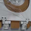 Mayfair Cassel Slow Close Toilet Seat, Easy Clean, Non Slip Premium Wood Seat, Easy Install, Made in USA, Round, White