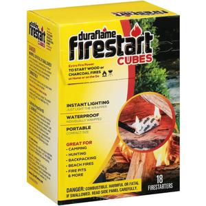 Duraflame Firestart Cubes Firelighters, 18 Pack (1 Pack)