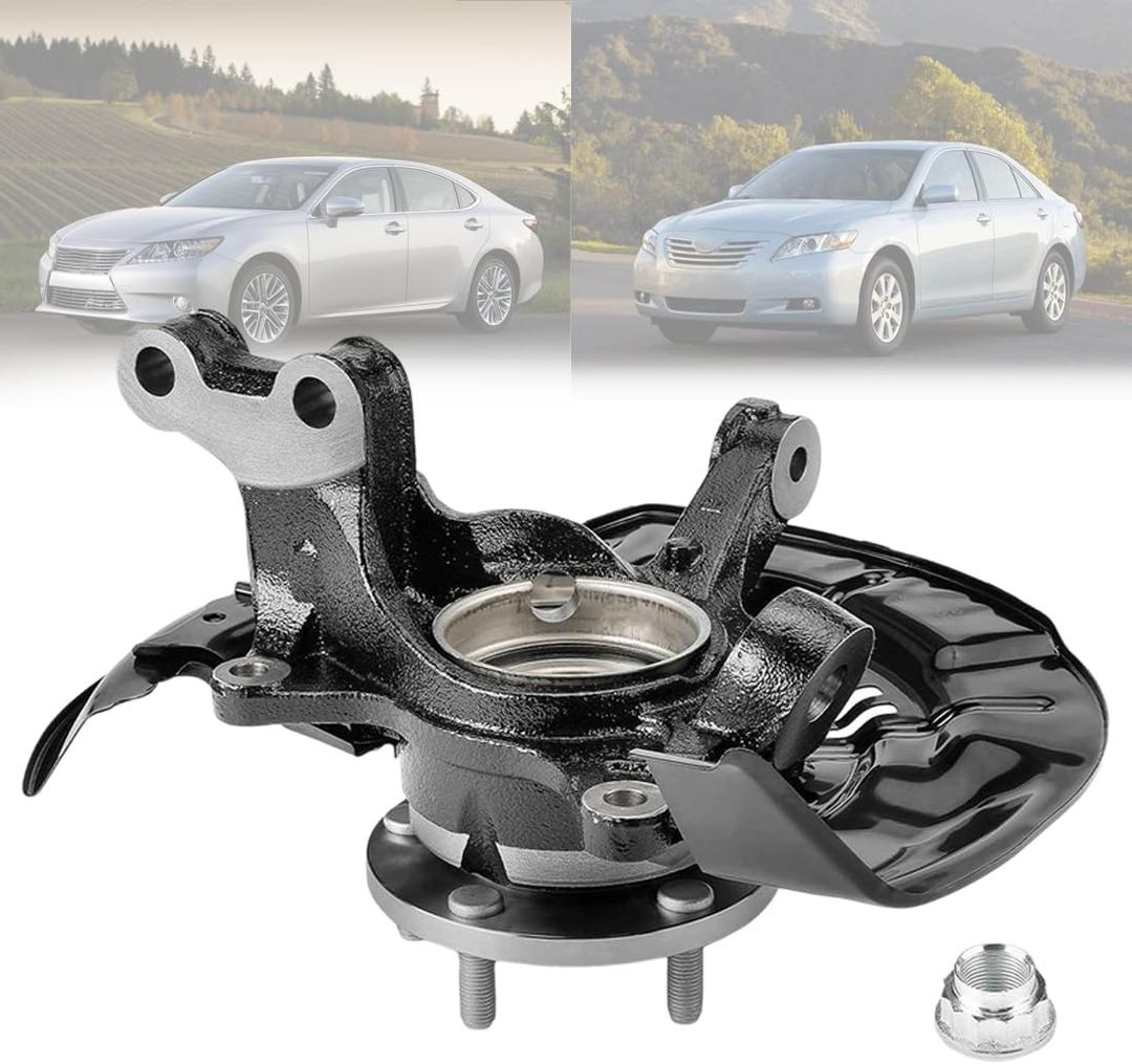 Front Right Steering Knuckle & Wheel Bearing Hub Assembly for Lexus ES350 2007-2012, Toyota Camry 2007-2017 3.5L, LK044 686-260, 686260
