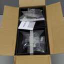 Goovilla 4x4 Post Caps Black(Actual 3.5" x 3.5"), 24 Pack Fence Post Caps with 48 Screws and Easy Installation, Sturdy Waterproof Plastic Deck Post Caps with Frosted Finishing Touch, Protect Wood Post