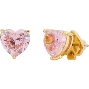 kate spade new york My Love Heart Studs (One Size, Pink)