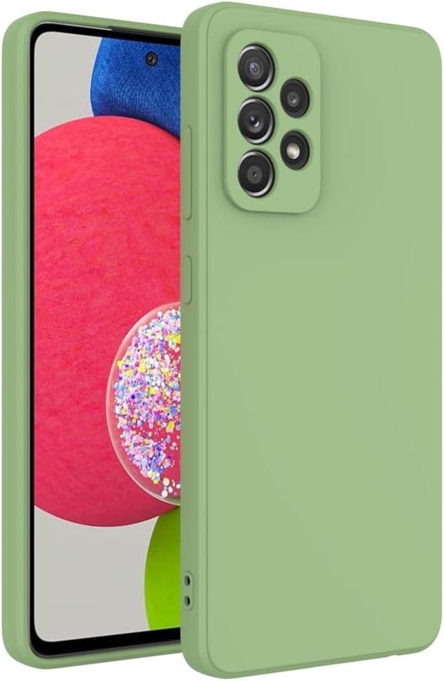 for Samsung Galaxy A53 5G Case Green, Scratch Resistant with Soft Touch, Slim Thin Phone Cover for Samsung Galaxy A53 5G