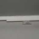 Extra Long No-Drill Tension Curtain Rod 40-166 Inches (4-14Ft), Heavy Duty Adjustable Rod for Outdoor Patio Curtains, Large Windows, Room Divider & Bathroom, White