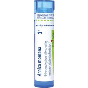 4 x Boiron Arnica Montana 3C for Muscle Pain, Stiffness, Swelling from Injuries, & Bruises - 80 Pellets