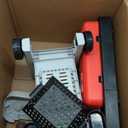 CUTE STONE Kids BBQ Grill Toys, Color Changing Play Food, Sizzling Sound & Light Effects, Cool Mist Spray, Pretend Cooking with Frying & Grilling, 2-Tier BBQ on Wheels - Kitchen Toy, Birthday Gift (Red)