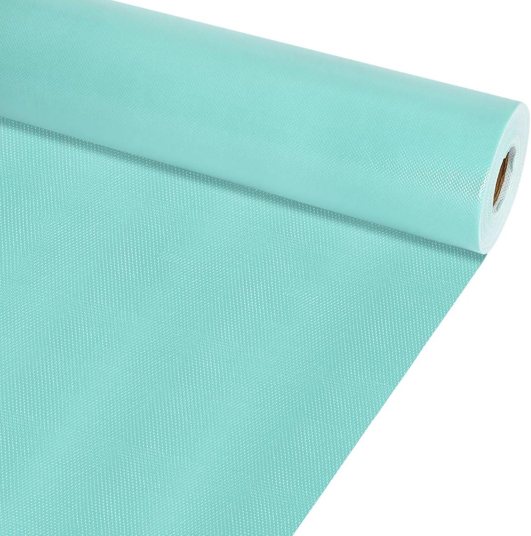 Calming Blue Bulletin Board Roll Reusable Waterproof Erasable Bulletin Board Fade Resistant Wrinkle Resistant Poster Non-Woven Fabric Bulletin Board Roll for Classroom Decor Wrap Craft 15.55" x20ft