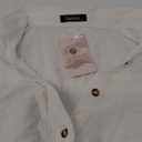 NOLLSOM Casual Shirts for Women Long Sleeve Button Down Blouses Fall 2024 Solid Color Trendy Tops with Pocket (Medium)