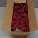 Spring Pre-Made Flower Table Centerpiece, Artificial Hydrangea Arrangements Centerpieces Fake Flowers Decor Wood Tray Faux Flower Wedding Room Kitchen Farmhouse Indoor Office Party(Burgundy)