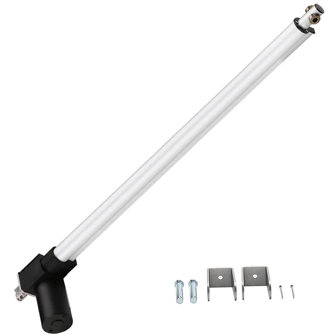 36 Inch 36" Long Stroke Linear Actuator 12V 1320lbs/6000N Heavy Duty Speed 0.2"/sec Electric Actuator with Mounting Brackets for Massage Bed, Table Lift, Window Opener,Door Opener (36 inch)