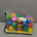 Ball Pit Balls Phthalate Free BPA Free Crush Proof Plastic - 7 Bright Colors in Reusable Play Toys for Kids with Storage Bag