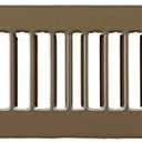 HVAC Premium 12" x 2" Toe Space Grille - HVAC Vent Cover [Outer Dimensions: 13.5 X 3.5] - Brown
