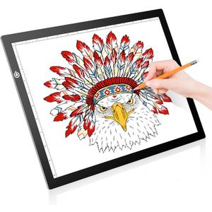 LitEnergy A3 LED Copy Board Light Tracing Box, Ultra-Thin Adjustable USB Power Artcraft LED Trace Light Pad for Tattoo Drawing, Streaming, Sketching, Animation, Stenciling