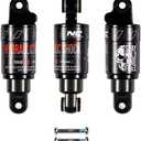 CNC Mountain Bike Rear Shock 125mm,Bicycle Shock Absorber- Hydraulic Rear Suspension Shock for Mtb/Mtn/ebike/Dmn.125x750, Missing Two