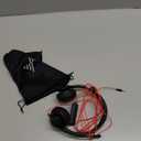 JIAMQISHI USB Headset with Microphone for PC, OnEar Computer Laptop Headphones with Noise Cancelling Microphone inline Control for Home Office Online Class Skype Zoom (USB+3.5mm, Black)