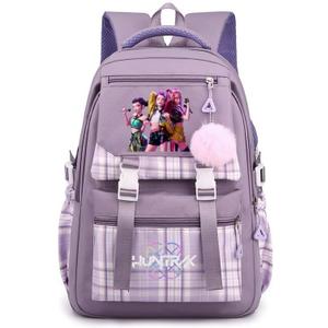 Cartoon Backpack for Women, Large Capacity Travel Backpack Commuter Bag KPOP