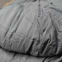 Papasan Cushion Cover - Quilted Shape, Soft Microfiber Fabric, Zippered Papasan Cushion Cover Only (Grey, 50 Inch x 50 Inch)